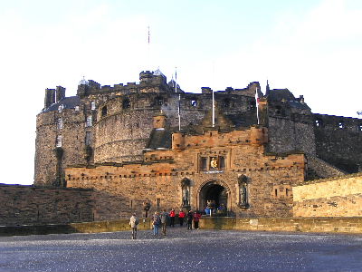 Main entrance to Edinburgh Castle