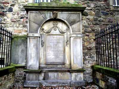 Adam Smith's grave at Canongate Kirkyard, Edinburgh