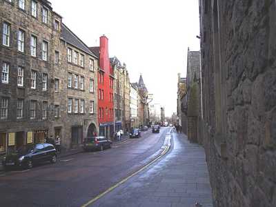 View down the Canongate