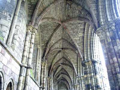 Gothic vaulted roof